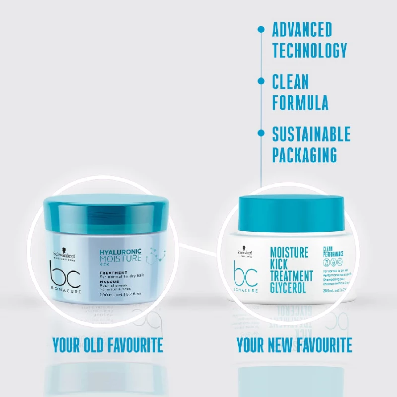 Schwarzkopf Professional Bonacure Moisture Kick Treatment with Glycerol, 200 ml-3.webp